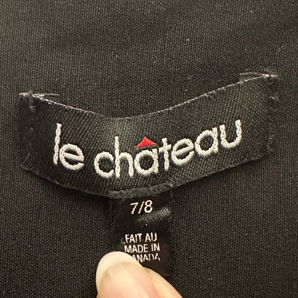 LE CHATEAU Vintage Pleated Babydoll Schoolgirl Goth Preppy Mini Skirt Size 7/8 - Picture 4 of 5